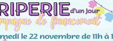 Friperie d&rsquo;un jour – campagne de financement
