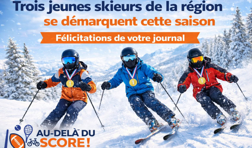 Trois jeunes skieurs de la région se démarquent cette saison