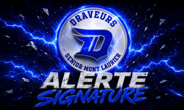 NOUVEAUTÉ CHEZ LES DRAVEURS SENIOR