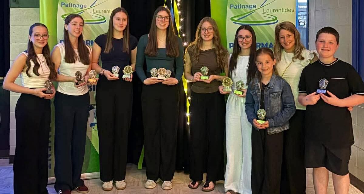 Plusieurs lauréats pour Les Libellules au Gala Reconnaissance de Patinage Laurentides
