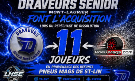 LES DRAVEURS FRAPPENT UN GRAND COUP DANS LA LHSE