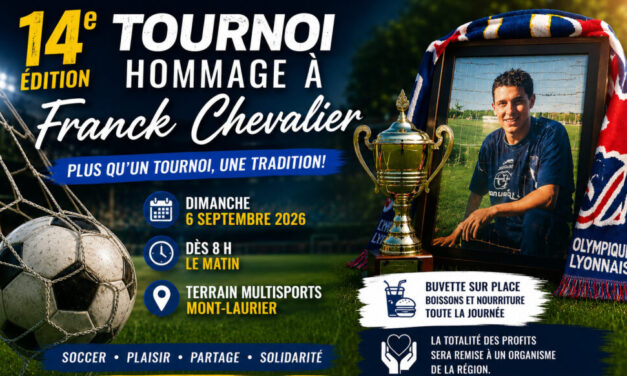 14e ÉDITION DU TOURNOI HOMMAGE À FRANCK CHEVALIER